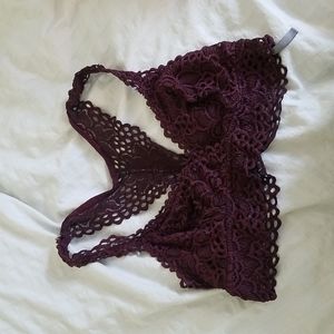 Aerie maroon bralette